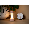 Ilvo lámpara de mesa rosa LED regulable IP44