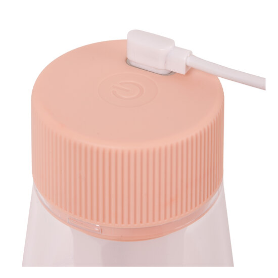 Lampe de table Ilvo rose LED dimmable IP44