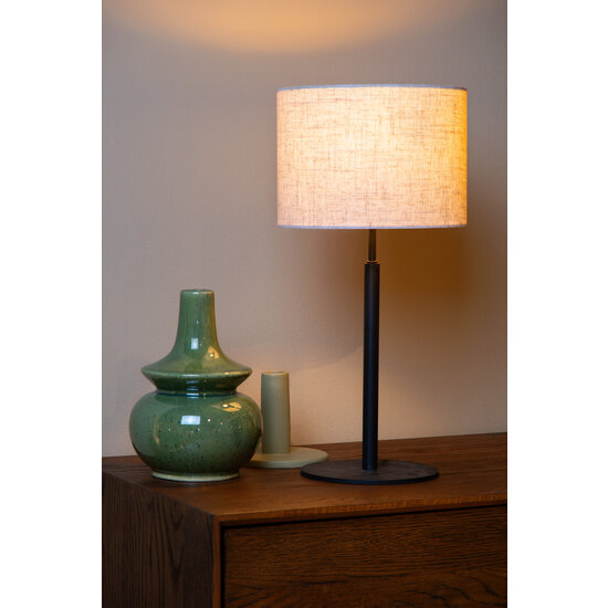 Lampe de table Montana diamètre 26 cm 1xE27 beige