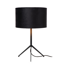 Lampe de table Dotan noire diamètre 30 cm 1xE27 noir