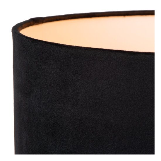 Lámpara de mesa Dotan negra diámetro 30 cm 1xE27 negro