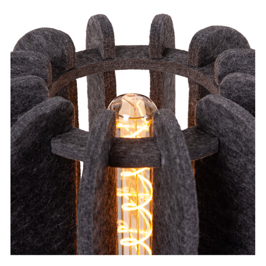 Raphael table lamp diameter 23 cm 1xE27 gray
