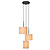Montana auffällige Hängelampe Durchmesser 46 cm 3xE27 beige