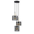 Baksy hanglamp 3xE27 zwart