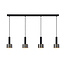 Unity hanging lamp 4xE27 black