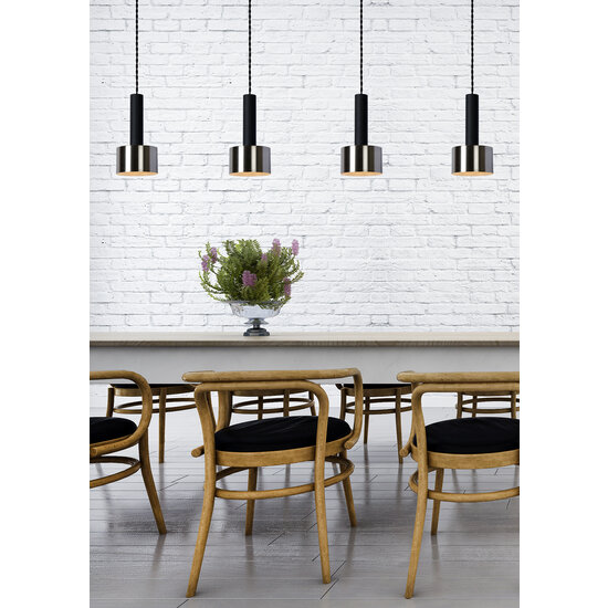 Unity hanging lamp 4xE27 black