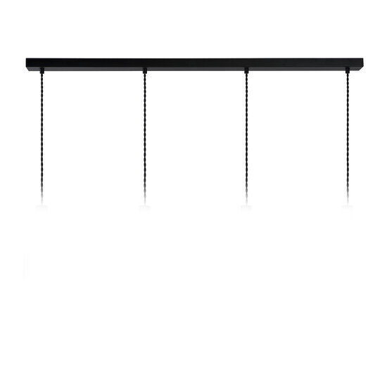 Unity hanging lamp 4xE27 black
