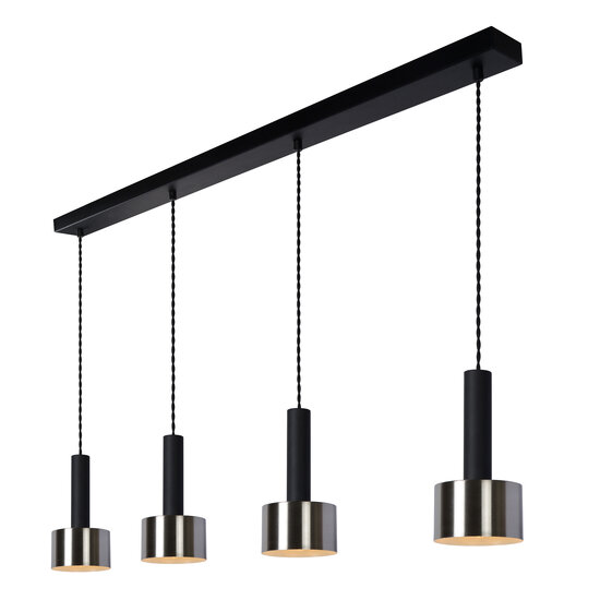 Unity hanging lamp 4xE27 black