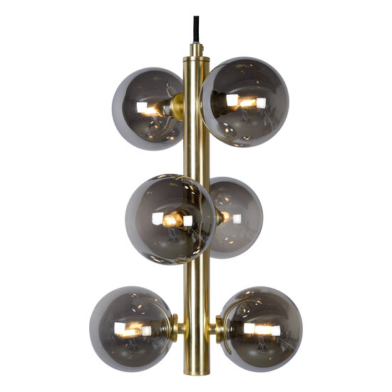 Lampe à suspension Poggio diamètre 25,5 cm 6xG9 laiton doré mat