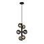 Poggio black hanging lamp diameter 25.5 cm 6xG9