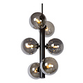 Poggio zwarte hanglamp diameter 25,5 cm 6xG9