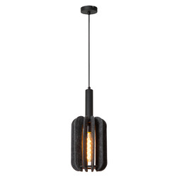 Lampe à suspension simple Raphael diamètre 20 cm 1xE27 gris