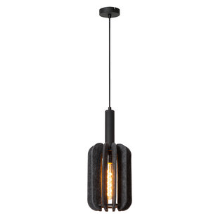 Lampe à suspension simple Raphael diamètre 20 cm 1xE27 gris