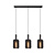 Raphael hanglamp 3xE27 grijs
