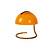 Lampe de table Tacco orange diamètre 23,5 cm 1xE27