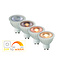 MR16 LED-Lampe Durchmesser 5 cm LED Dim to Warm GU10 1x5W 2200K/3000K Weiß