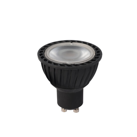 Lámpara LED MR16 negra diámetro 5 cm LED regulable GU10 1x5W 2200K/2700K 3 StepDim
