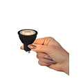 Black MR16 LED lamp diameter 5 cm LED dimmable GU10 1x5W 2200K/2700K 3 StepDim