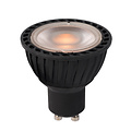 Lámpara LED MR16 negra diámetro 5 cm LED regulable GU10 1x5W 2200K/2700K 3 StepDim