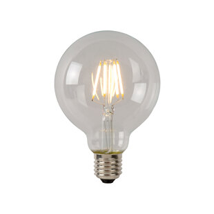 G95 filament lamp diameter 9.5 cm LED dimmable E27 1x5W 2700K transparent