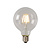 G95 filament lamp diameter 9,5 cm LED dimbaar E27 1x5W 2700K transparant