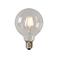 G95 filament lamp diameter 9,5 cm LED dimbaar E27 1x5W 2700K transparant