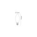 C35 filament lamp diameter 3.5 cm LED dimmable E14 1x4W 2700K transparent