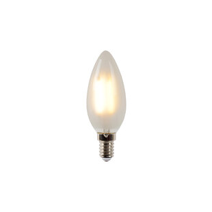 Lámpara incandescente C35 diámetro 3,5 cm LED regulable E14 1x4W 2700K mate