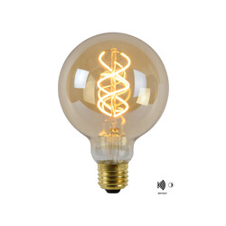 G95 TWILIGHT SENSOR filament lamp buitenverlichting diameter 9,5 cm LED E27 1x4W 2200K amber