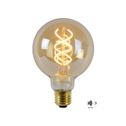Lampe à filament G95 TWILIGHT SENSOR éclairage extérieur diamètre 9,5 cm LED E27 1x4W 2200K ambre