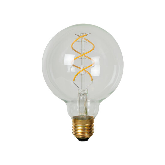 G95 filament lamp diameter 9.5 cm LED dimmable E27 1x4.9W 2700K transparent