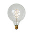 Lampe à filament spirale G125 diamètre 12,5 cm LED dimmable E27 1x4,9W 2700K transparente