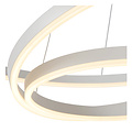 Tirreno white hanging lamp diameter 80 cm LED dimmable 3000K