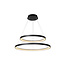 Lampe à suspension spéciale Volan diamètre 78 cm LED dimmable 1x92W 2700K noir