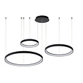 Volan black hanging lamp diameter 78 cm LED dimmable 1x120W 2700K black