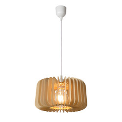 Lampe à suspension Woodo diamètre 29 cm 1xE27 naturel