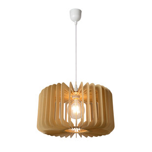 Lampe à suspension naturelle Woodo diamètre 39 cm 1xE27
