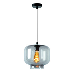 Moreno gerookt hanglamp diameter 25 cm 1xE27