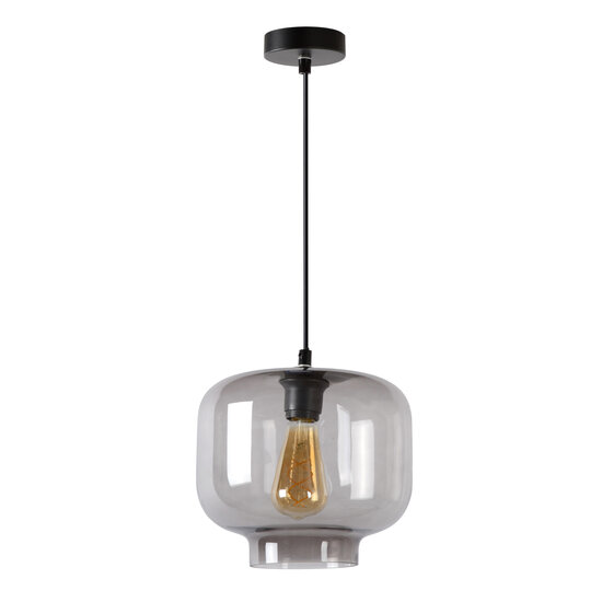 Lampe à suspension fumée Moreno diamètre 25 cm 1xE27
