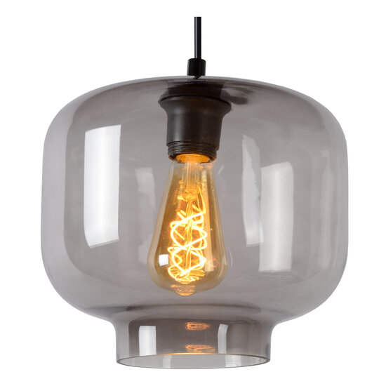 Moreno smoked hanging lamp diameter 25 cm 1xE27