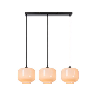 Moreno beautiful hanging lamp 3xE27 opal