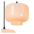 Moreno belle lampe suspendue 3xE27 opale