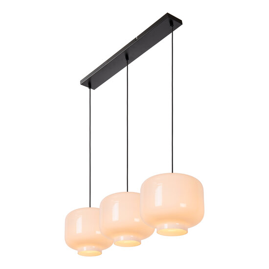 Moreno schöne Hängelampe 3xE27 Opal
