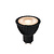 Day-night MR16 LED lamp diameter 5 cm LED GU10 1x5W 2700K black