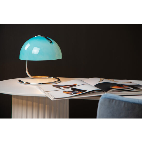 Lámpara de mesa Tacco azul diámetro 23,5 cm 1xE27