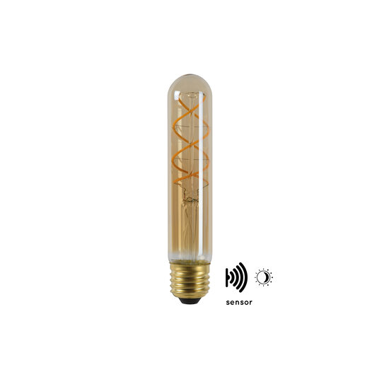 Lampe à filament T32 TWILIGHT SENSOR éclairage extérieur diamètre 3 cm LED E27 1x4W 2200K ambre