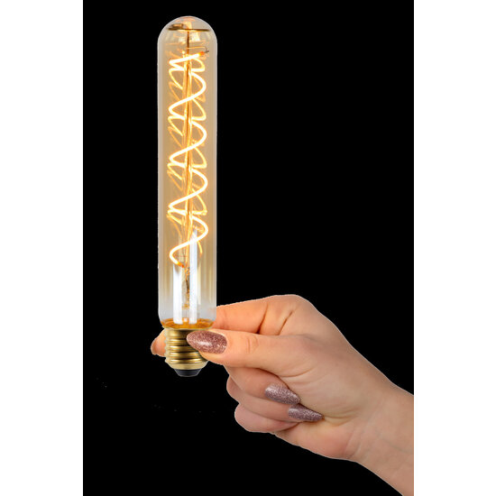 T32 filament lamp diameter 3.2 cm LED dimmable E27 1x4.9W 2200K amber