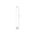 T32-Filament 25 cm, Lampendurchmesser 3,2 cm, LED dimmbar, E27, 1 x 4,9 W, 2200 K, bernsteinfarben