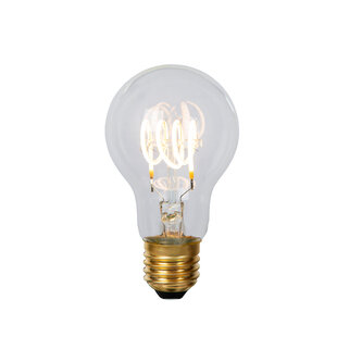 A60 filament lamp diameter 6 cm LED dimbaar E27 1x4,9W 2700K transparant