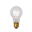 A60 filament lamp diameter 6 cm LED dimbaar E27 1x4,9W 2700K transparant